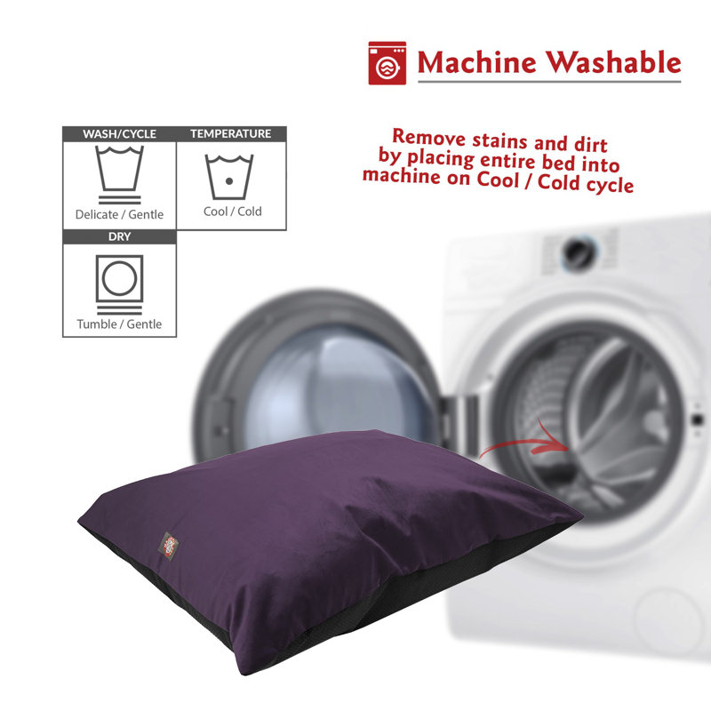 Coussin pour chien Villa Majestic, Grand (l 46 po x P 35 po x H 7 po), Amethyst