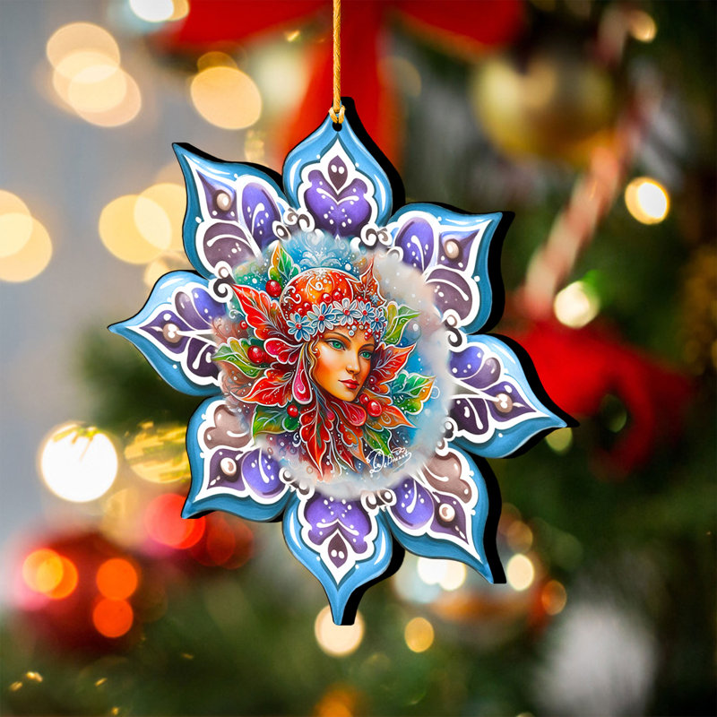 Ornements en bois Frosty Fairy