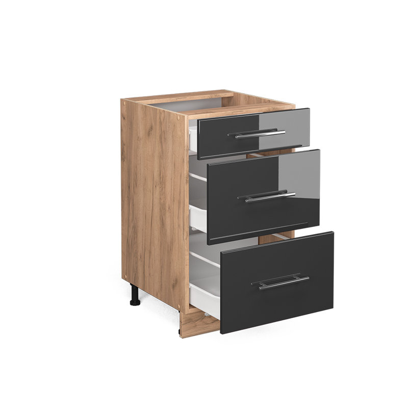 Fame 221 + front GKO_50 x 82 x 51.6, Grey/Brown
