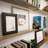 60 Inch Long Wall Shelf, Floating Bookshelves For Living Room Decor, Hanging Shelves, Kitchen Decor, Wood Shelves, Burnt, 3 Pcs