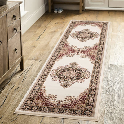 Tapis de couloir en polypropylène Luxury Luxury 7 po X 9 10 po, avis de variation de couleur nécessaire pour les sous-tapis