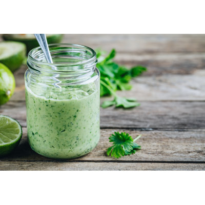 Dipping Sauce Jar - Wrapped Canvas Print