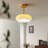 1 - Light Copper Dome Pendant Beige-400634015