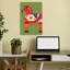 Vibrant Folk Horse Abstract Contemporary Horse Animal Wall Art Print 1 Piece Wrapped Canvas Wall Art-1369754284