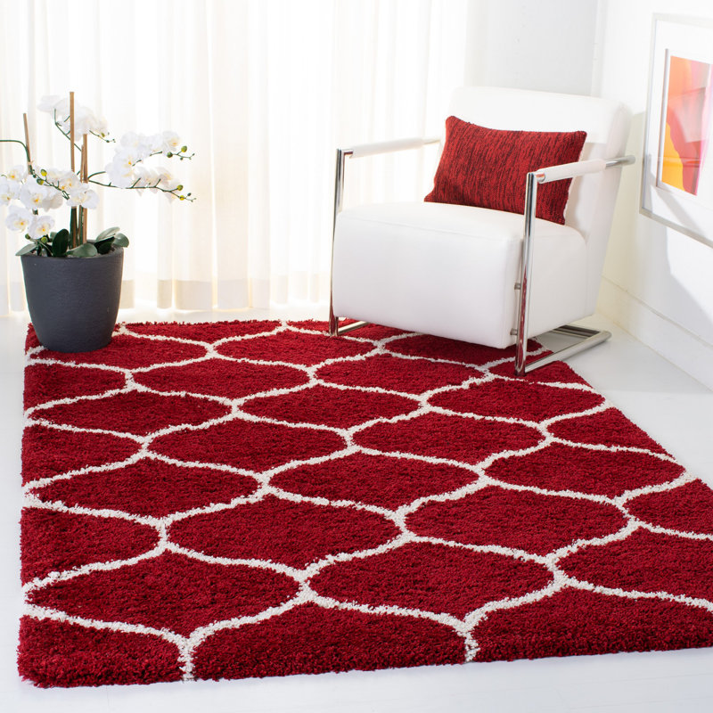 Tapis à poils longs Darrold Hudson, Rectangle 4 pi x 6 pi