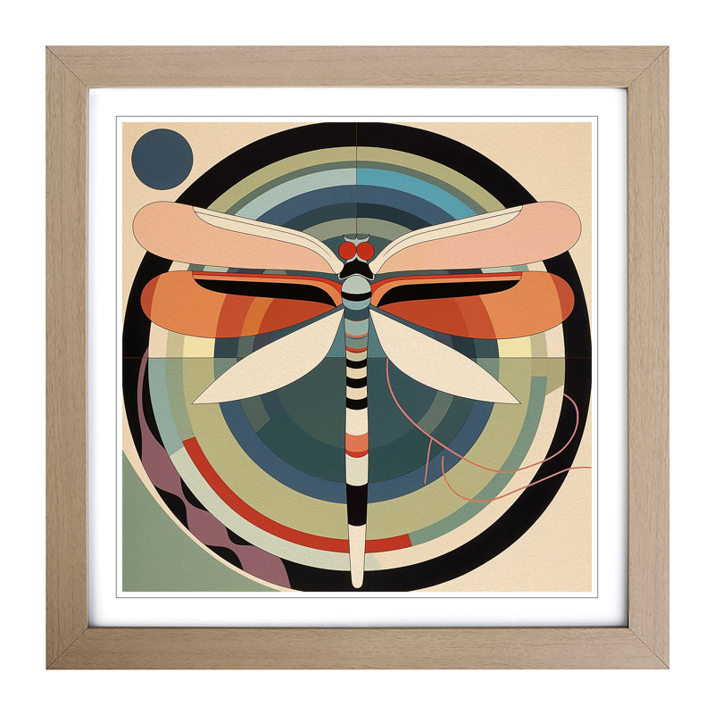 Single Picture Frame Print on Wood, Oak