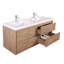 Ensemble de meuble-lavabo double mural 47 po Azden-732909582