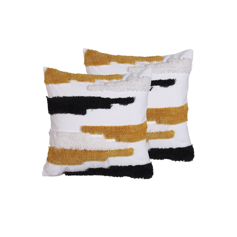 Denell Abstract Cushion, 45cm H x 45cm W, Square