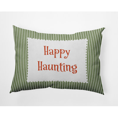 Striped Outdoor Reversible Throw Pillow