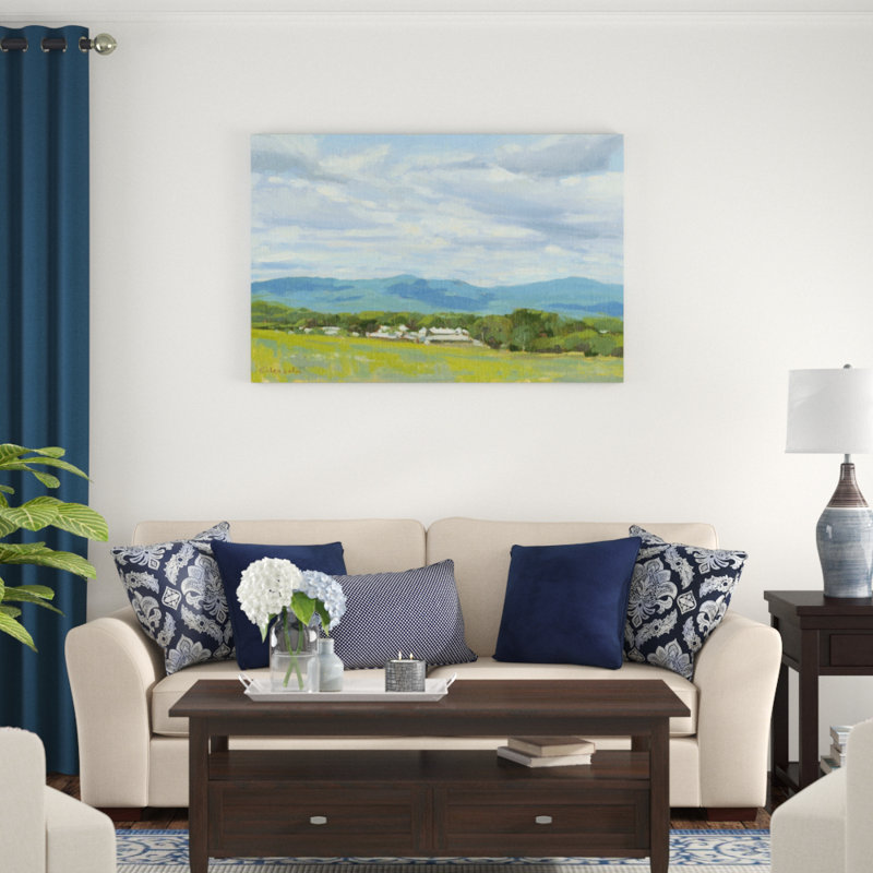 «Holyoke Range» par Stephen Calcasola, reproduction d'art sur toile, H 8 po x l 12 po