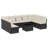 Vidaxl Garden Sofa Set Black