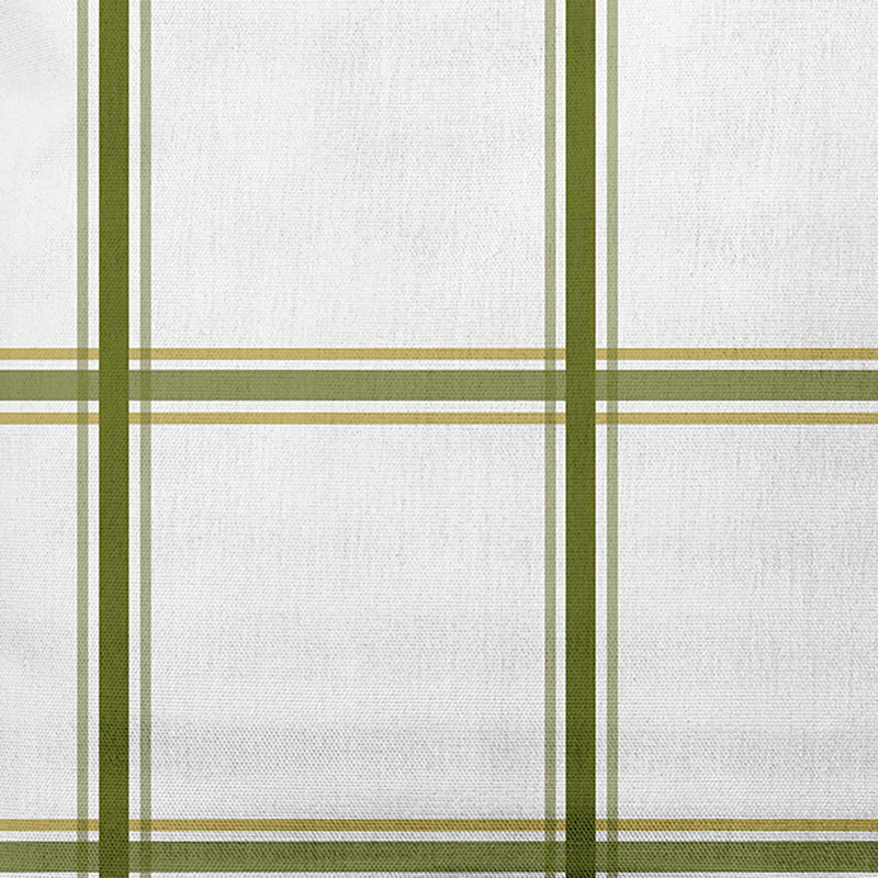 Coussin décoratif géométrique, 26 po x 26 po, Olive, Duvet