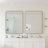 Black Rectangular Metal Framed Wall Mirror