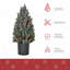 Arbre de Noël artificiel 18 po