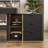 Dibora Glass Excutive Desk with Built in Outlets-1708468627-1708468667