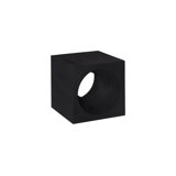 Void Side Table, Black Stone