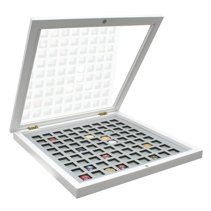 Fun And Deco Decorative Box, White, 50cm H x 50cm W
