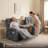 Roder Power Recliner Lift Chair with Extended Footrest, Fabric Upholstered-1068760850