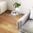 21" Long Rectangle Acrylic Waterfall Coffee Table, Clear