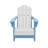 High Density Polyethylene Mini Foldable Adirondack Chair-2046435613