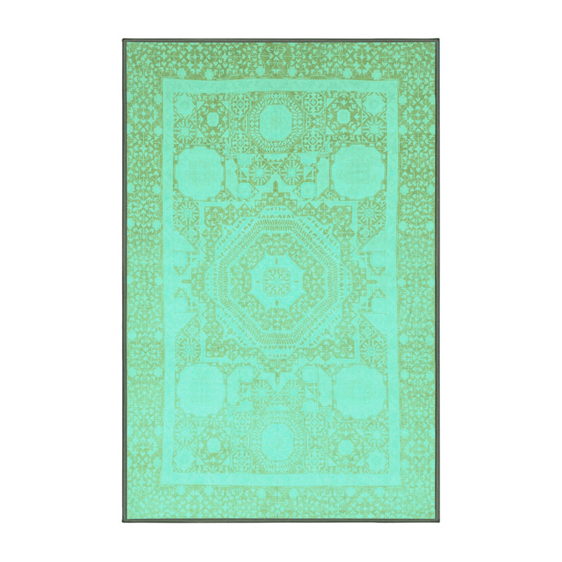 Washable Oriental Indoor Rug, Rectangle 2' x 4'