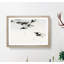 Flying Swallows by Watanabe Seitei - Picture Frame Painting Print on MDF-55577854-55577855