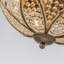 Plafonnier encastré en cristal 5 lumières Dzesika