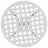 Wildon Home® Patio Table White Diameter18.9\"X20.9\" Aluminum