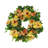 24" Assorted Peony and Lemon Wreath