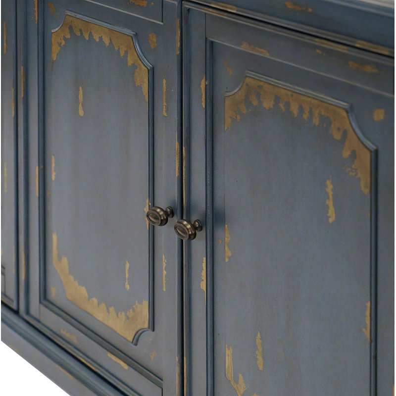 Dalgard TV Stand, Bleu, 32"H x 65"W x 16"D