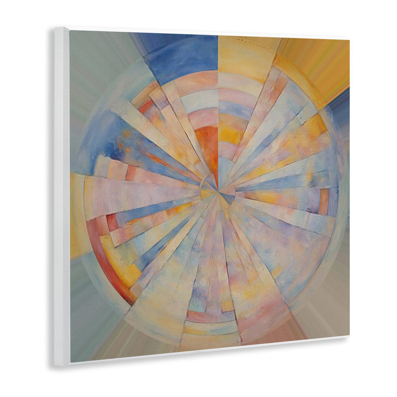 «Circle In Abstraction», art mural sur bois par Noah Bay