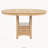 Light Oak 5-Piece Oval Counter Height Dining Set