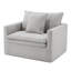 Chaise transitionnelle l 47 po, gris clair-1692980436