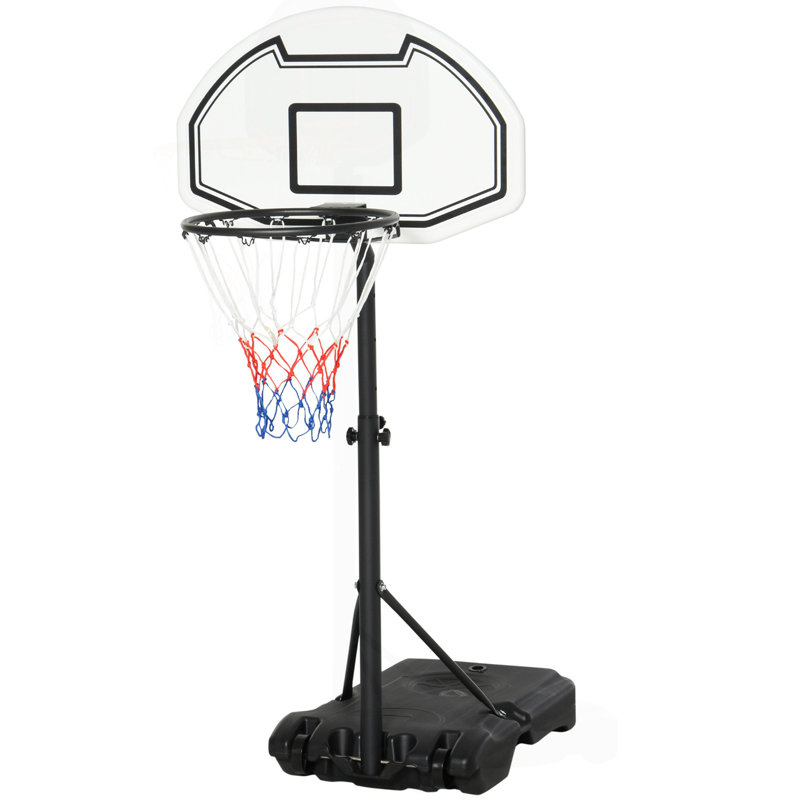 Support de basketball portatif pour le divertissement en famille et le plaisir réglable