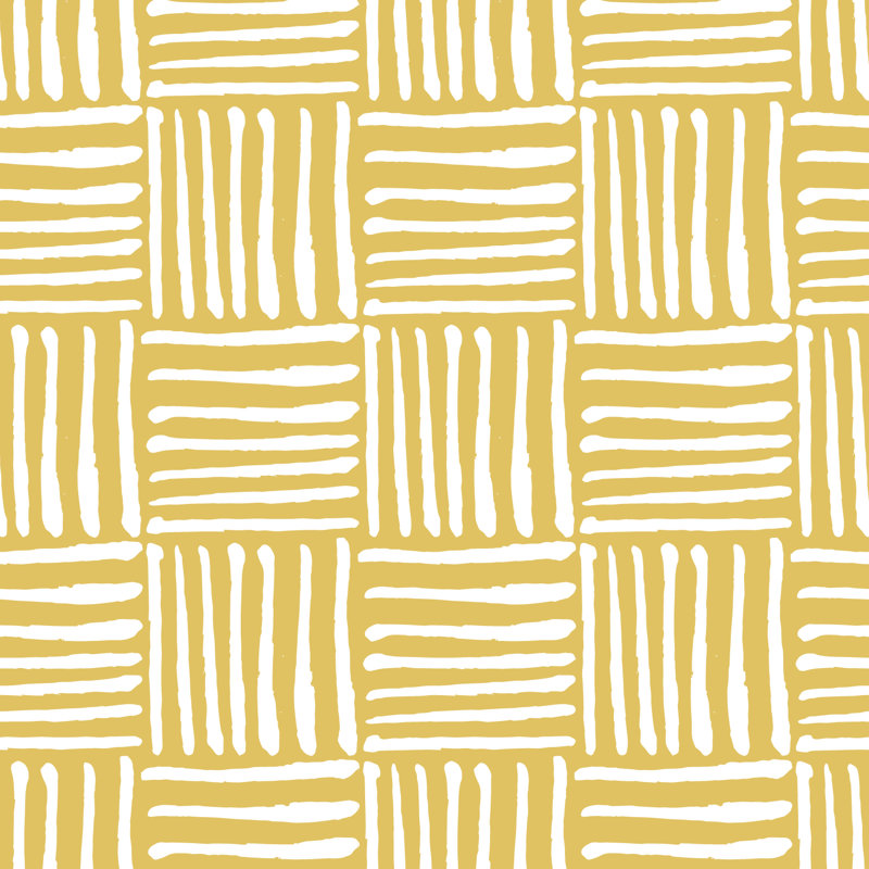 Papier peint Nomad Hatch, Jaune