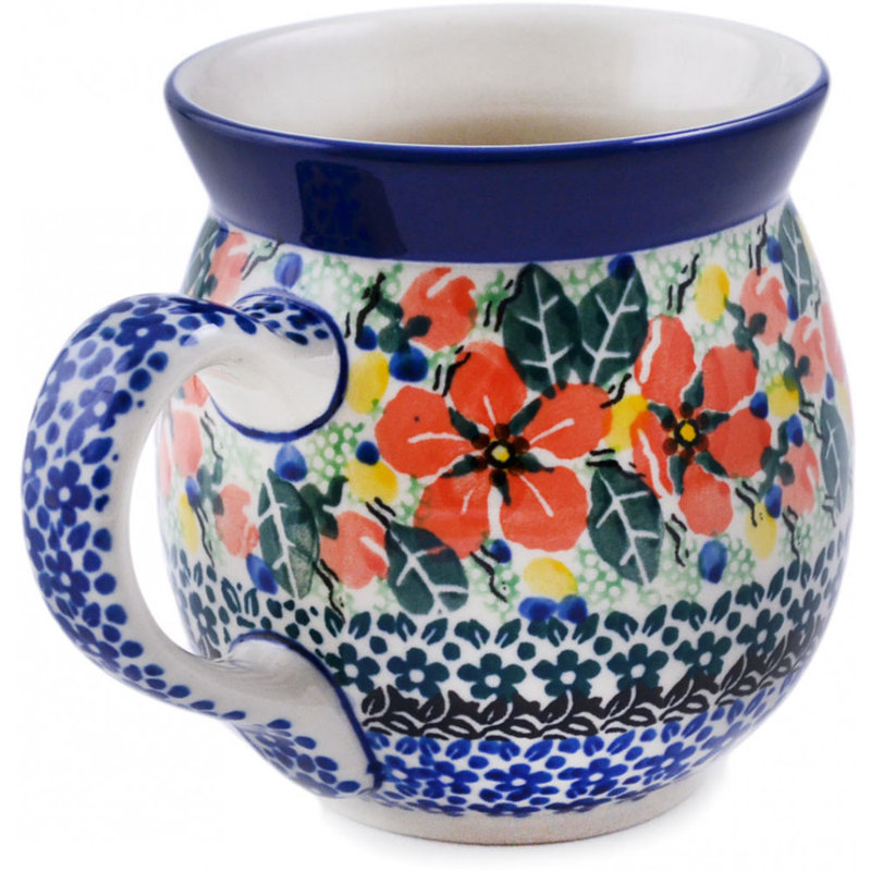 Tasse à bulles en grès poli 16 oz - Dreams Peach