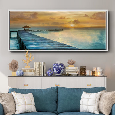 Island Time- Framed Canvas