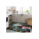 Northern Collection Colorful Bath Newspaper Reading Black Cat Patterned Woven Base Decorative Rug