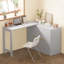 Armoire lit escamotable avec bureau en forme de L et coussin Murphy-118414044
