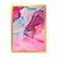 «Pink and Blue Abstract Marble I», reproduction sur toile-67236081-67236068