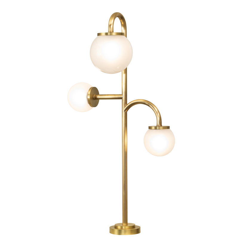 42" High Bola 3 Light Bar Top Lamp