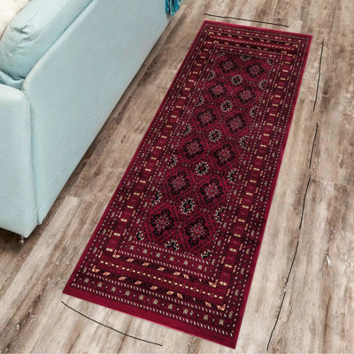 Runner Oriental Flatweave 60.00cm X 220cm Area Rug