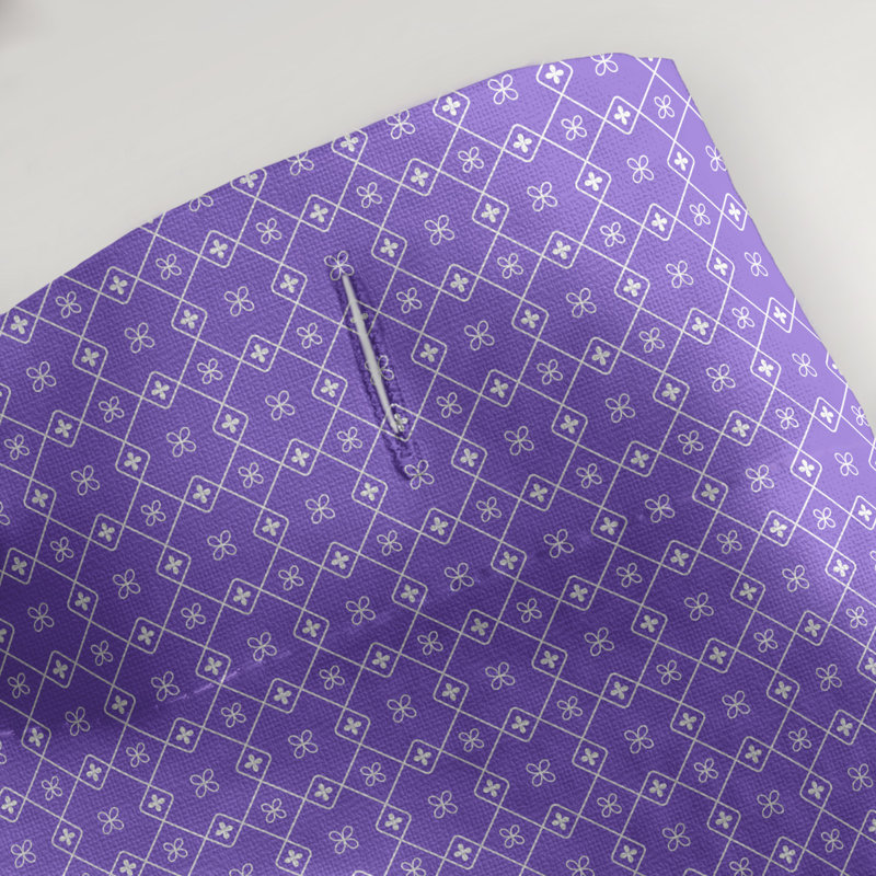 Rideau de douche simple Katelyn Elizabeth, Mauve