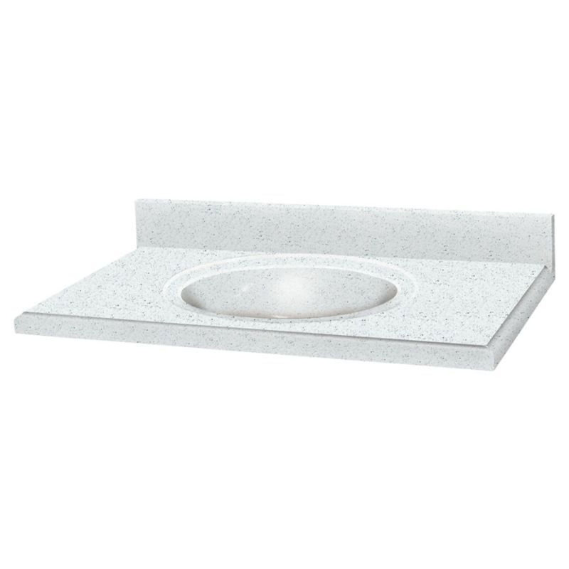 ITBC3122-A8 Ensemble de meuble-lavabo à simple cuve 31 po x 22 po Decor, blanc Matrix