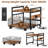 Mini Fridge Stand With Large Storage Wheels Socket Mini Fridge Table Mini Fridge Cabinet With 220 LBS Capacity With Charging Station