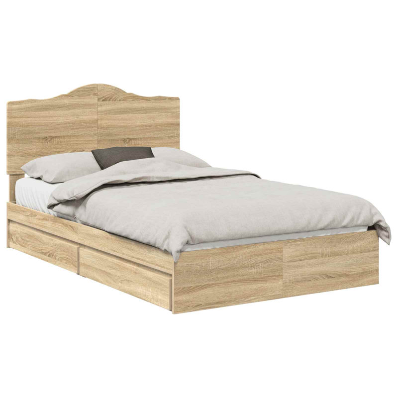 Bed, Sonoma Oak, Small Double (4')