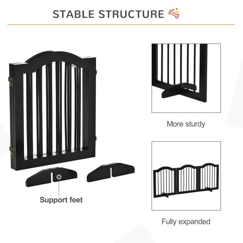 Engineered Wood Free Standing Pet Gate