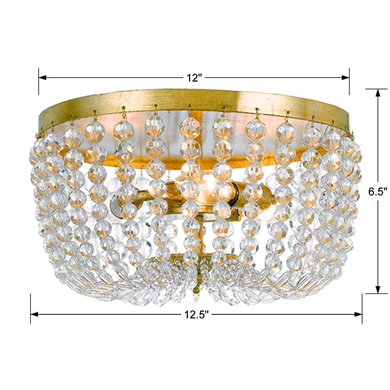 Plafonnier encastré 3 lumières 12,5 po Artricia
