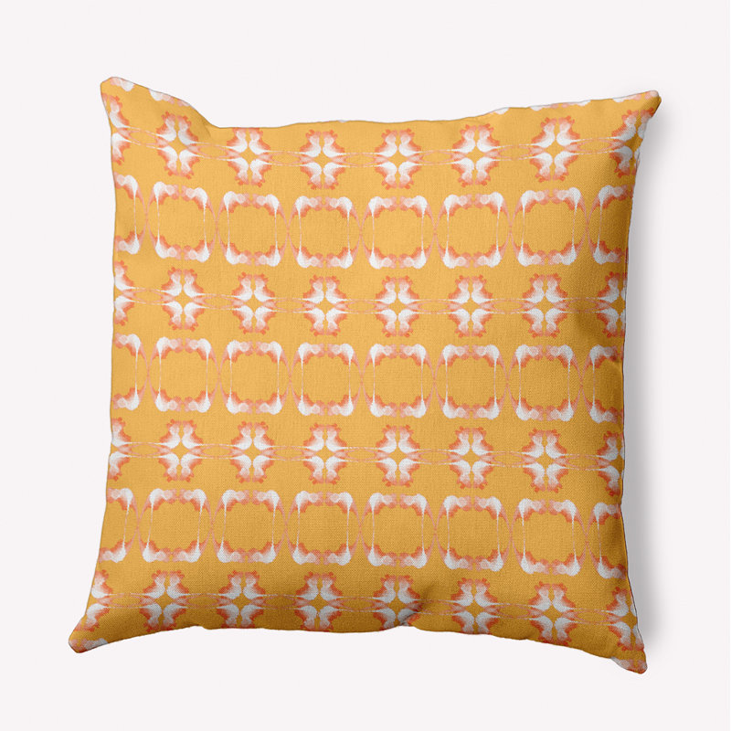 Sail Sun And Fun Geometric Indoor/Outdoor Reversible Throw Pillow