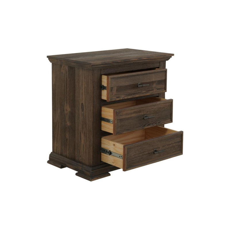 Desire 3-Piece Bedroom Set (Bed With 2 Nightstands), Queen